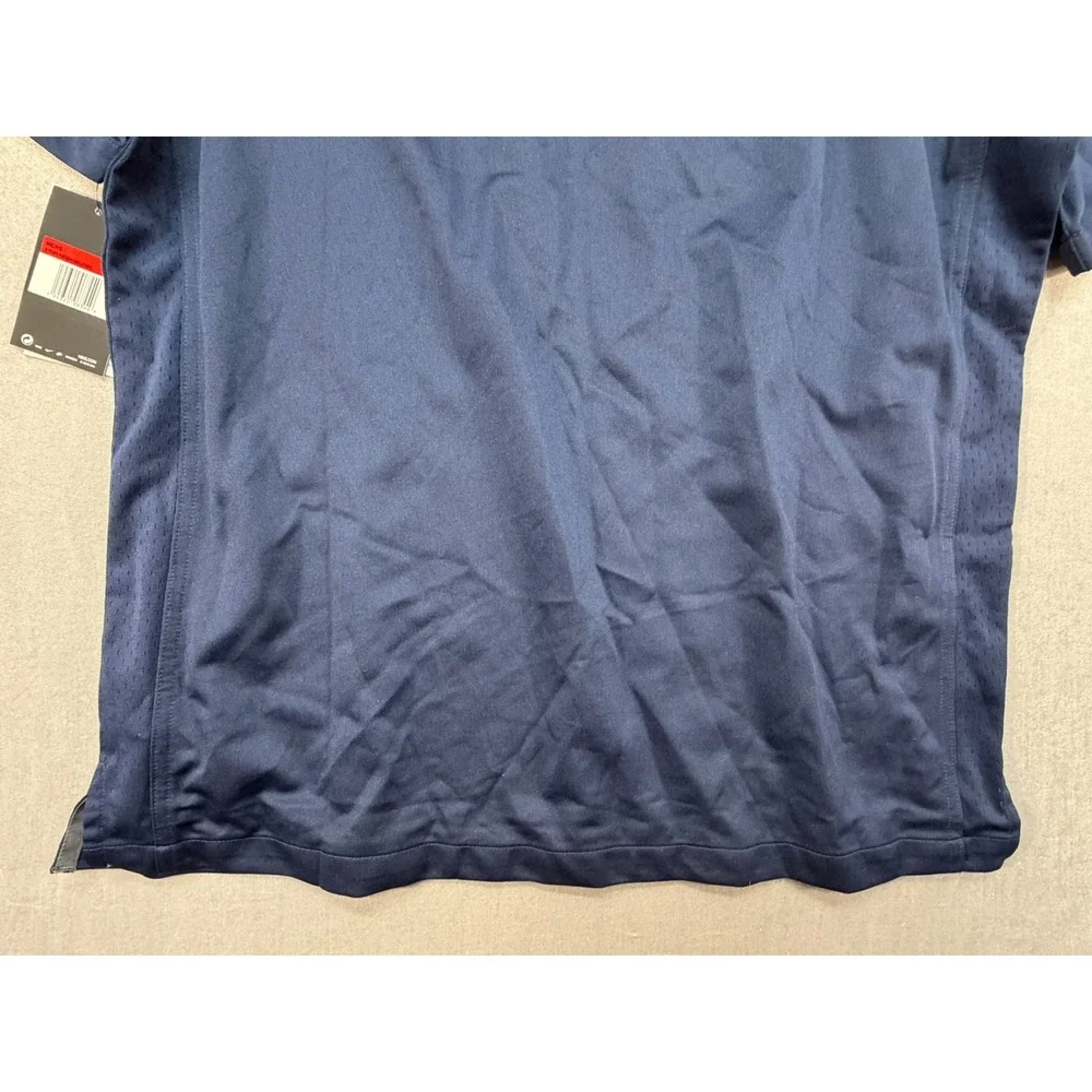 New Nike On Field Mens New England Patriots Jersey Blue BLANK Large
